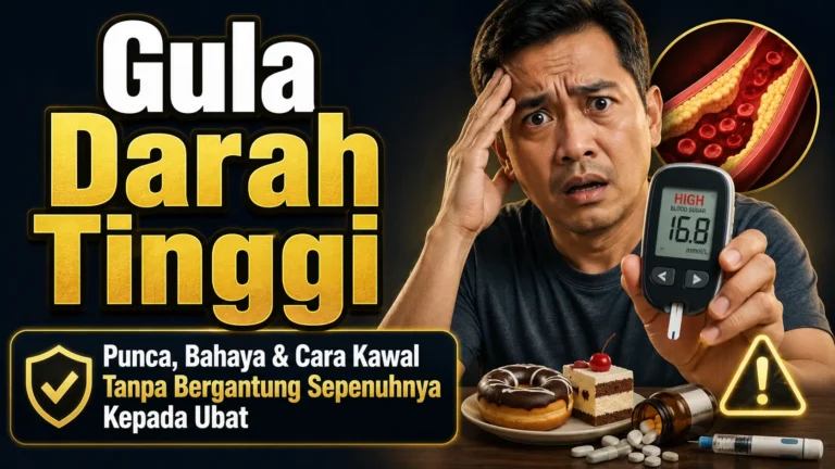 Gula Darah Tinggi: Punca, Bahaya & Cara Kawal Tanpa Bergantung Sepenuhnya Kepada Ubat