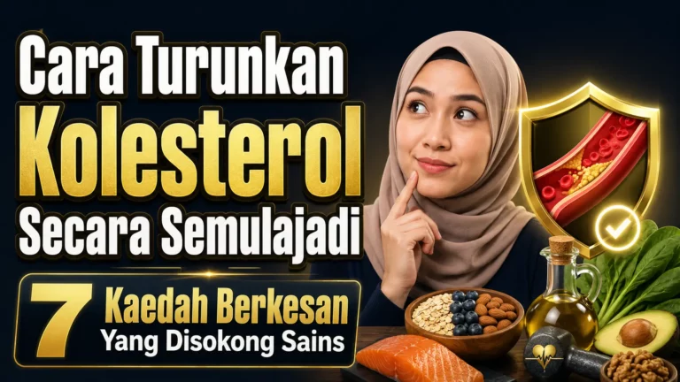 Cara Turunkan Kolesterol Secara Semulajadi — 7 Kaedah Berkesan Yang Disokong Sains
