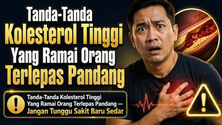 Tanda-Tanda Kolesterol Tinggi Yang Ramai Orang Terlepas Pandang — Jangan Tunggu Sakit Baru Sedar